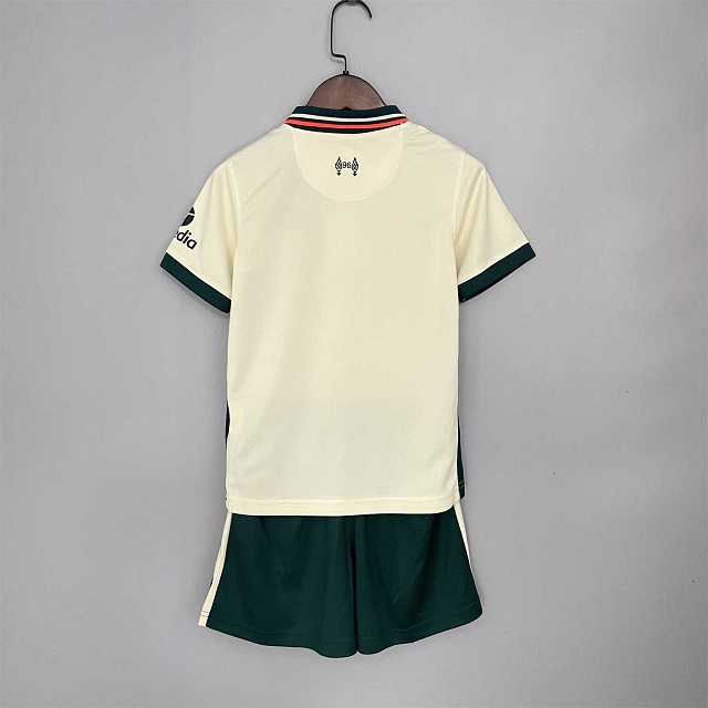 nike liverpool 21 22 away jersey youth ivory